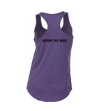 Royalty Physique Logo Women Tank-top Purple/Black