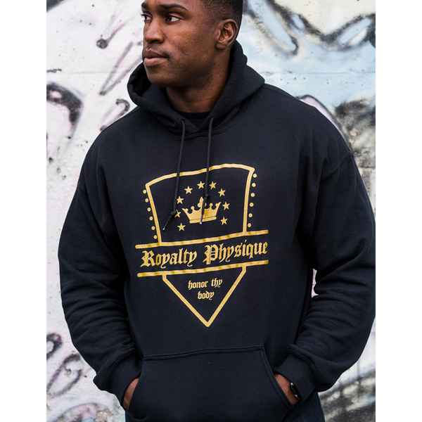 Royalty Physique Black/Gold Hoodie